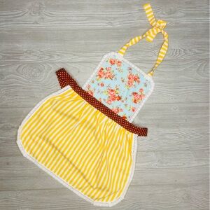 Bunny street kids focal cooking baking apron cute one size small kids
